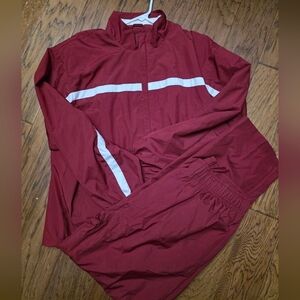 Roundtree & Yorke Sport Red and White  Mens sz Large